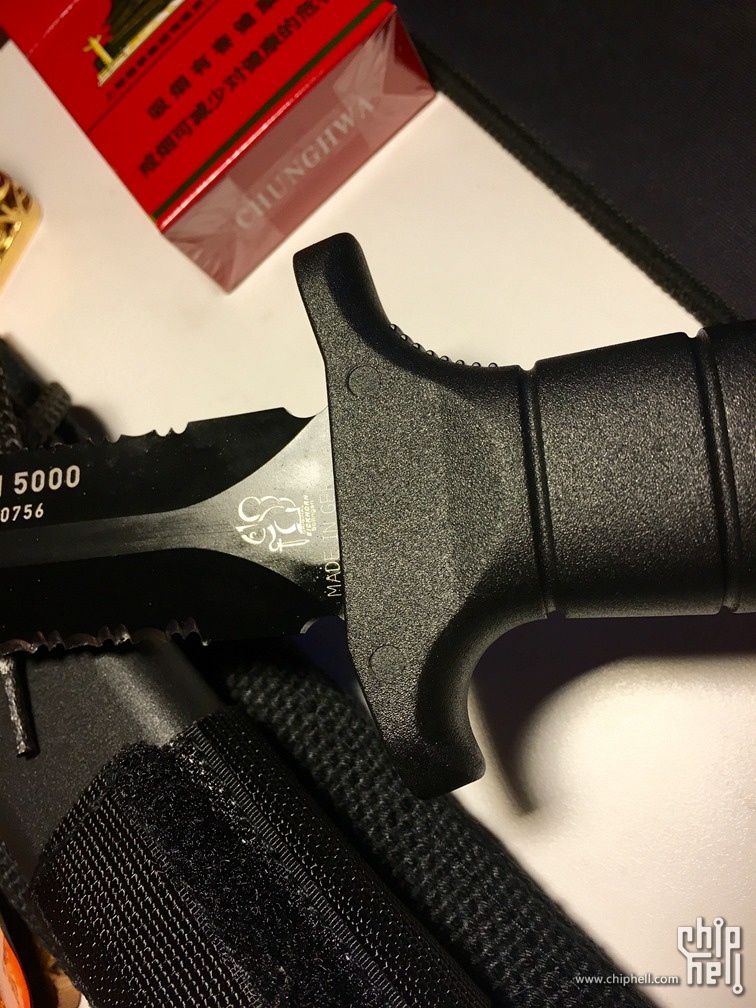 伪开箱德国索林根km5000双刃双半齿特种部队战术直刀