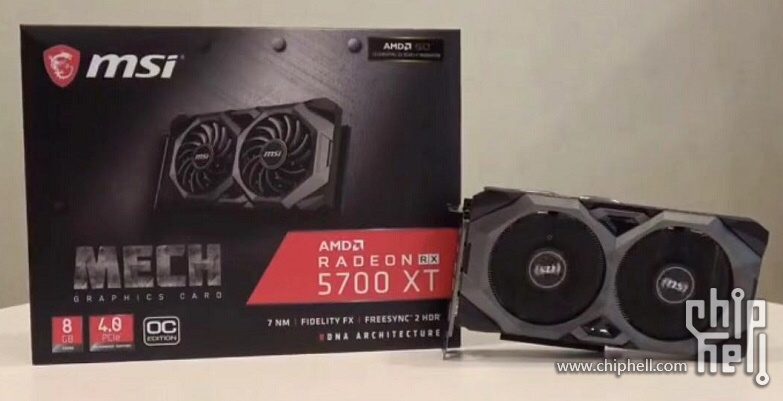 微星5700xt mech