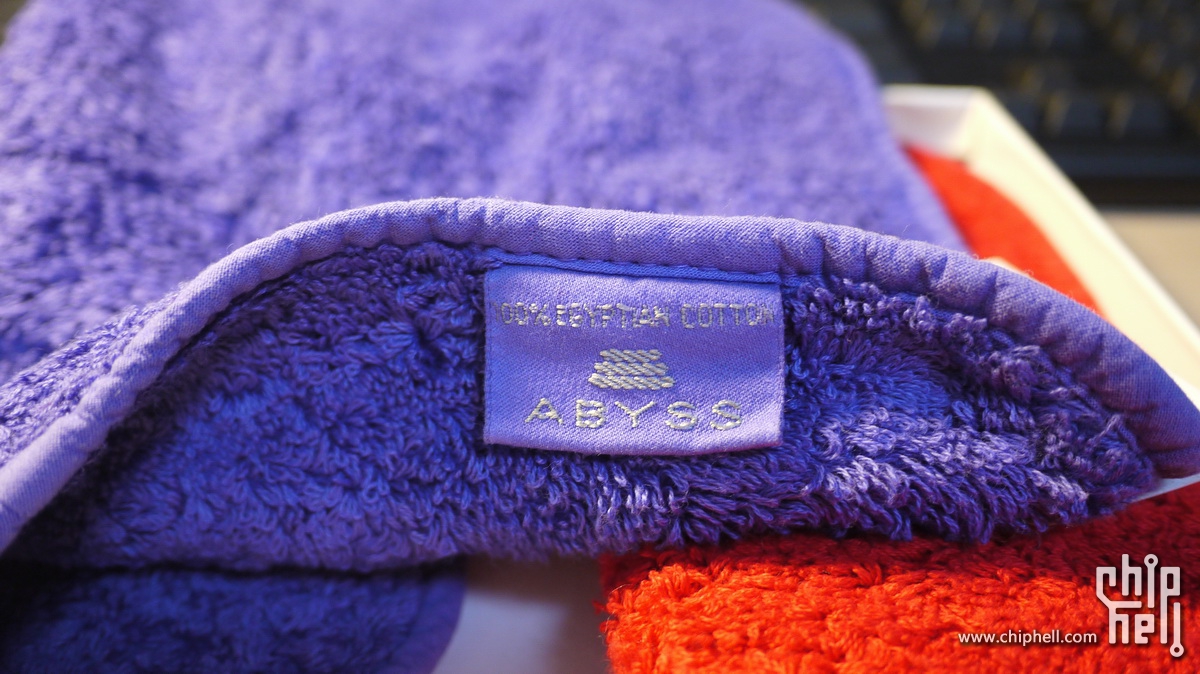 宅男奶爸秀居家,abyss毛巾有没有?