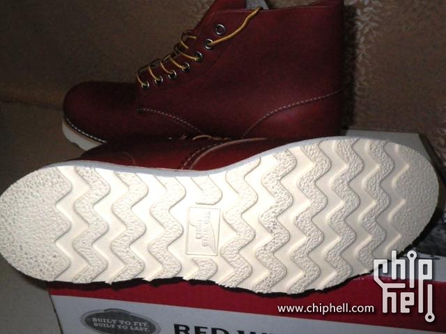 iloveredwing8166红翼牛皮真皮男鞋酒红色