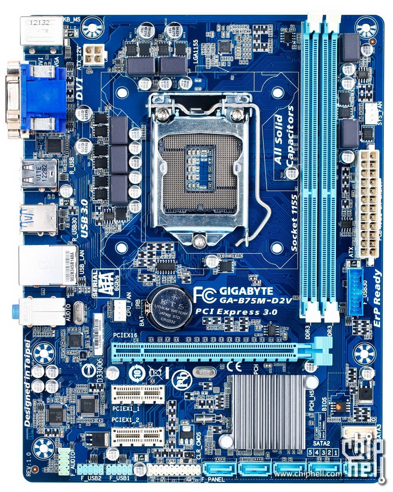 Gigabyte ga b75m d2v подключение