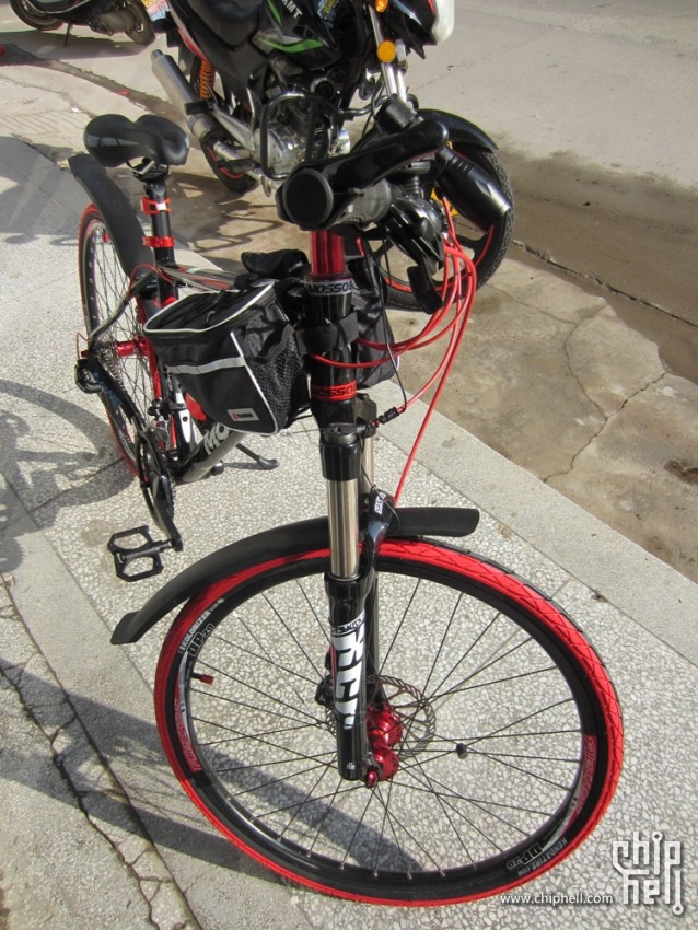 胖了买个单车来锻炼一下mosso2608车架装车记