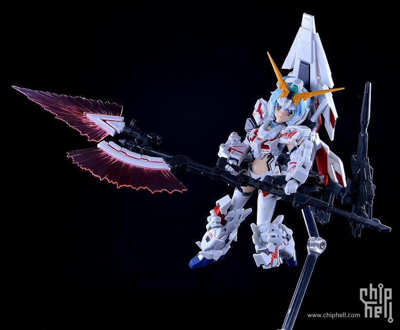 bandai agp ms少女 独角兽高达.