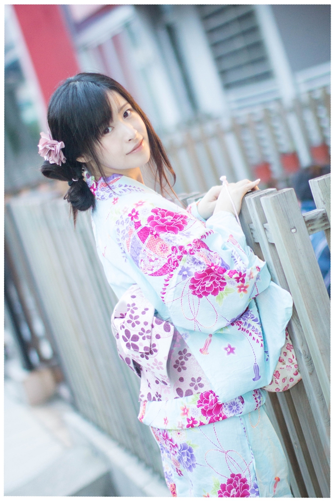 魔都大学路夏日祭——浴衣萌妹