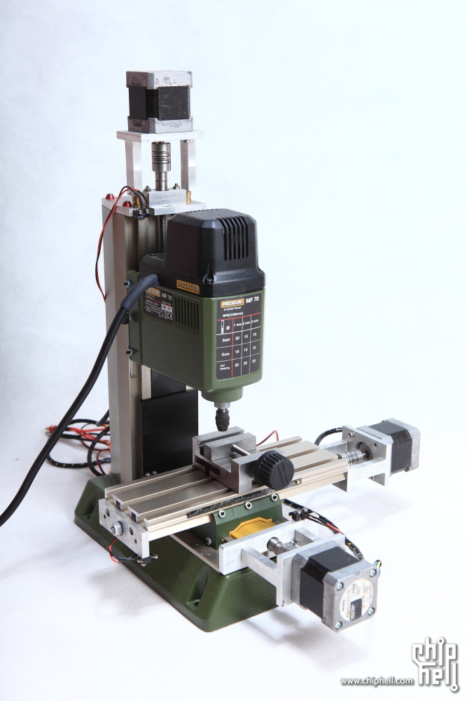 已添加视频proxxon迷你魔mf70微型铣床开箱及数控改造