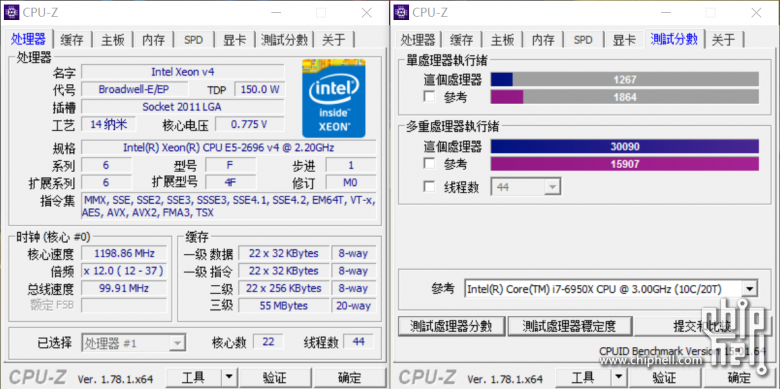 买了颗e52666初步感觉很不错