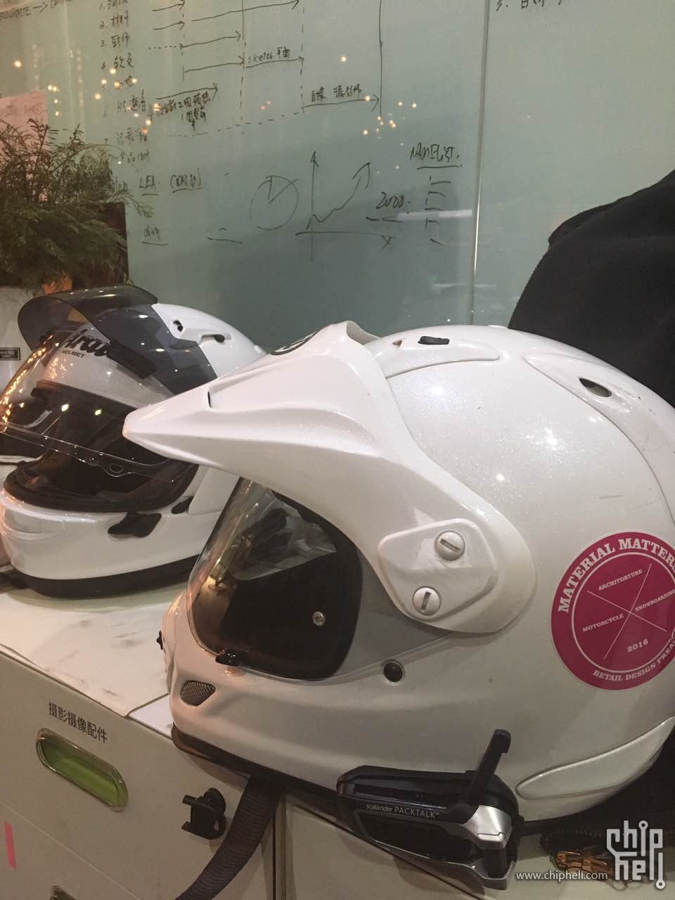 SHOEI NEOTEC 机车头盔+SENA10U内藏式蓝