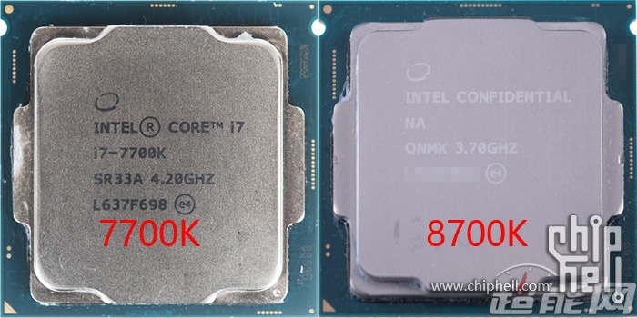 EXPreview: i7-8700K对比7700K对比7800X同