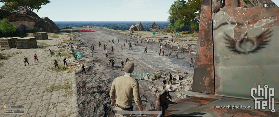 如图-吃鸡抗锯齿极致后画面反而模糊