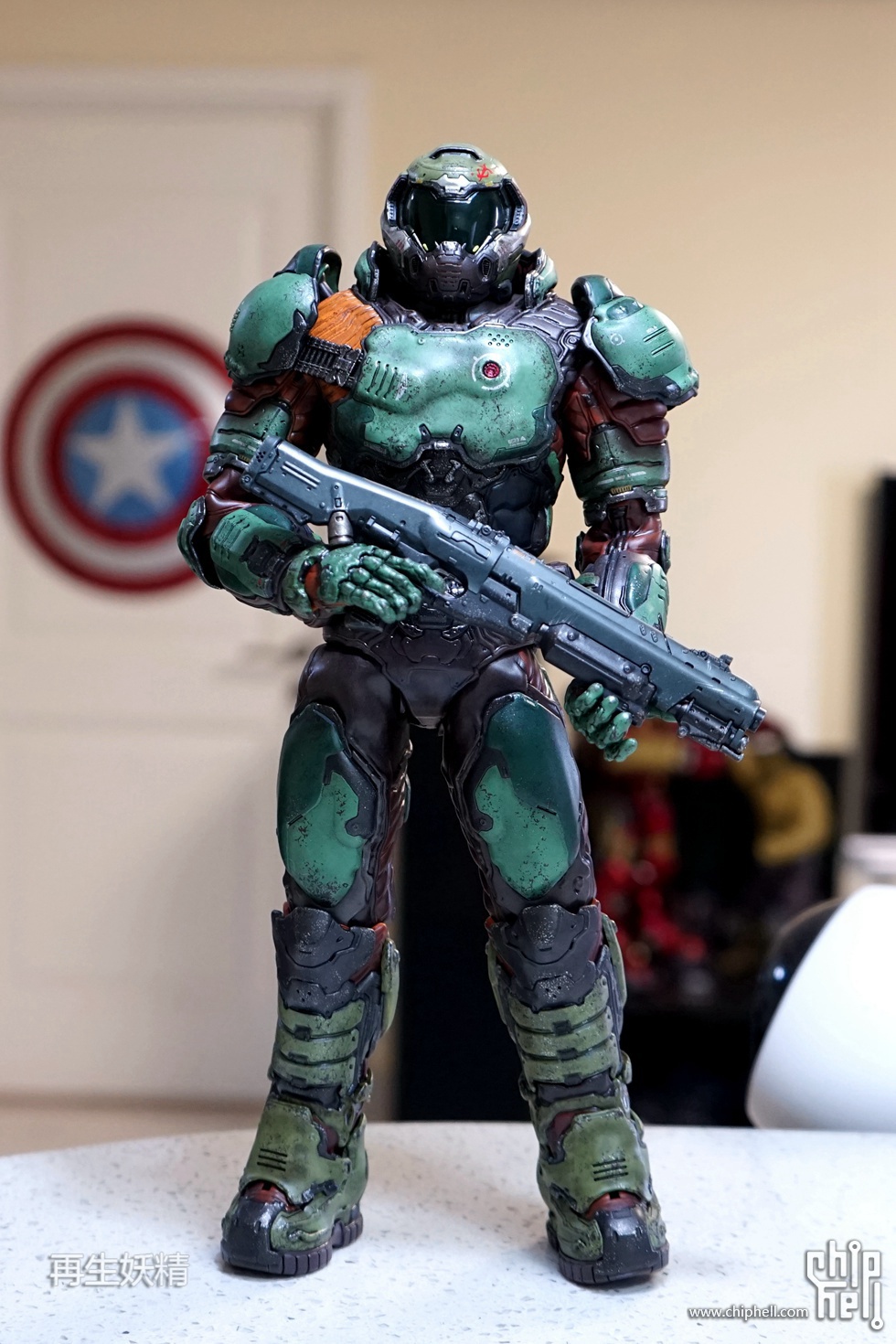 3a toys 毁灭战士 doom marine 执政官装甲 开箱,把玩