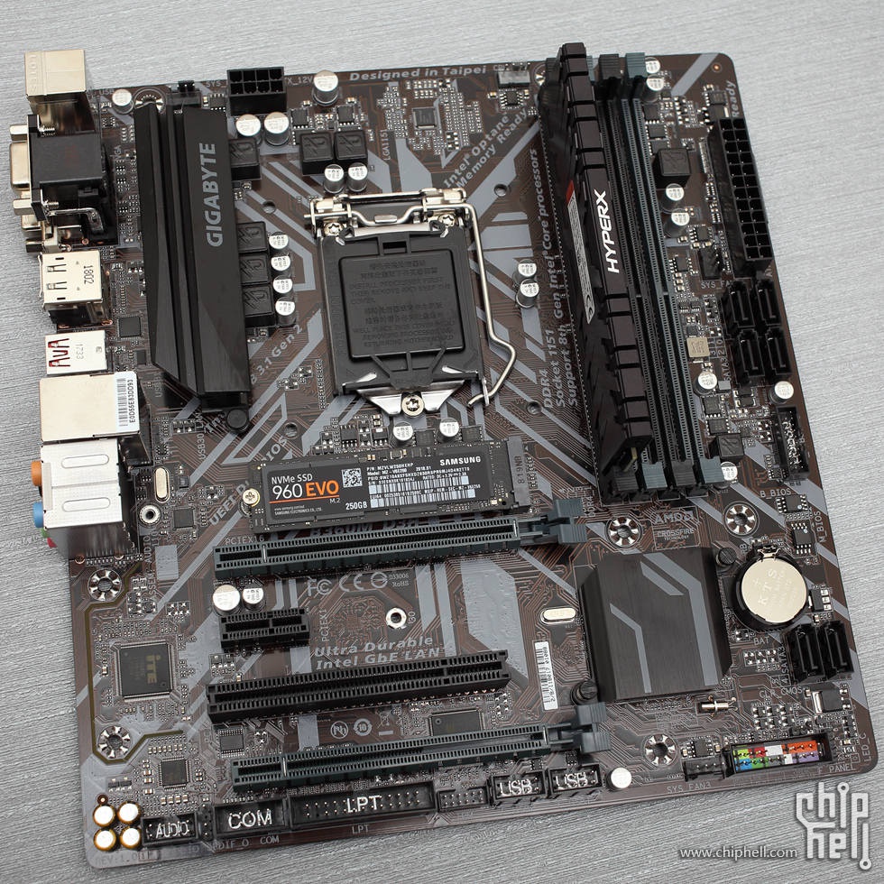 [开箱]技嘉b360m-d3h m-atx主板