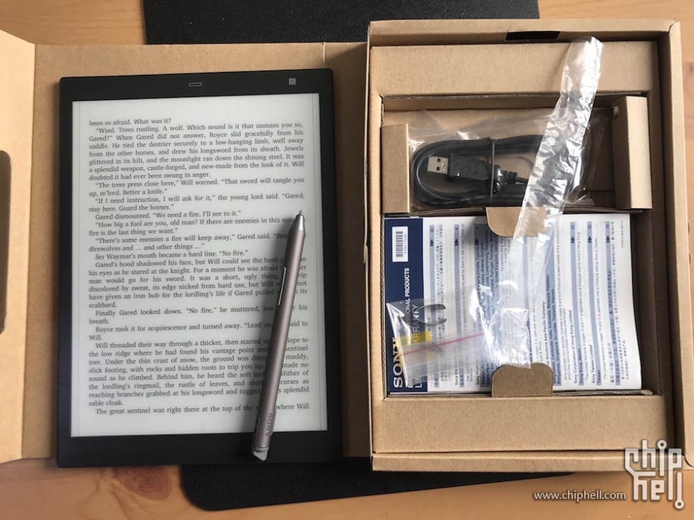 索尼电子书 dpt-cp1伪开箱