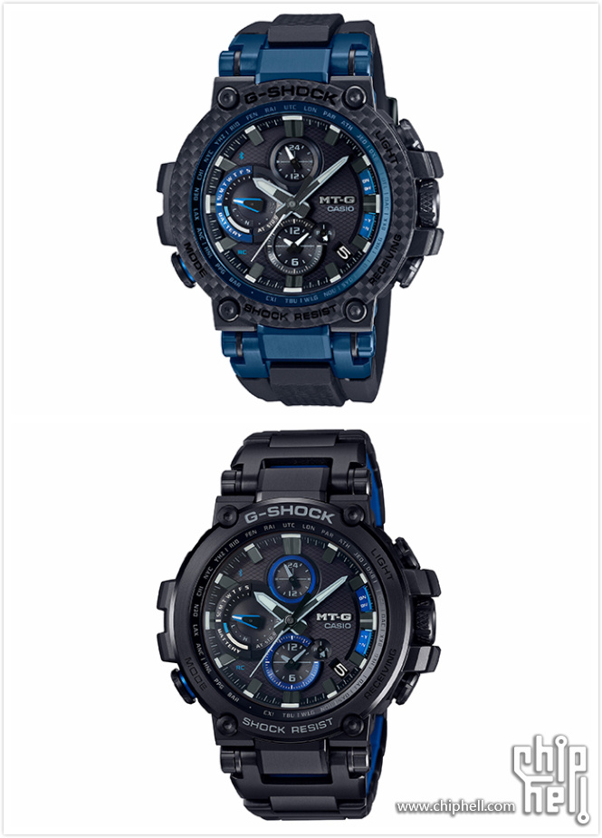 黑蓝碳纤维卡西欧mtgb1000xb1apr国行跟风开箱