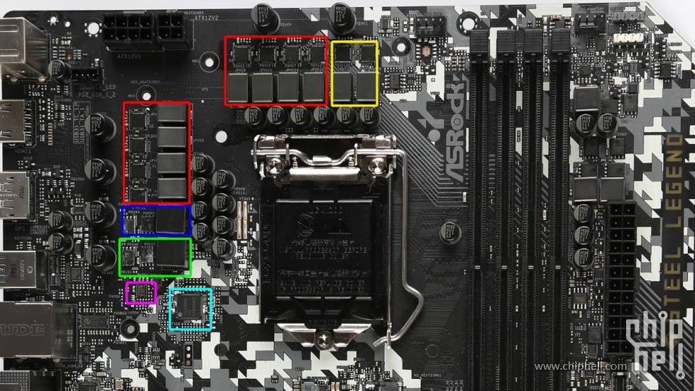 华擎 z490钢铁传奇主板把玩品析
