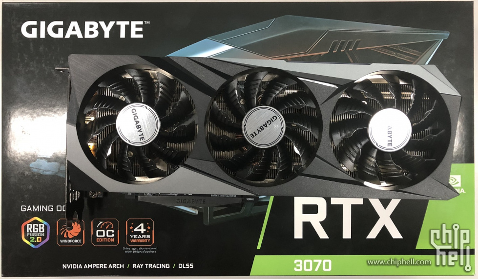 技嘉rtx 3070 gaming oc对比2080ti/3090 简单测试