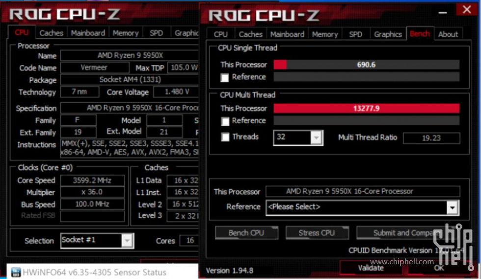 5900x单核心是真的强 - 电脑讨论 - chiphell - 分享与交流用户体验
