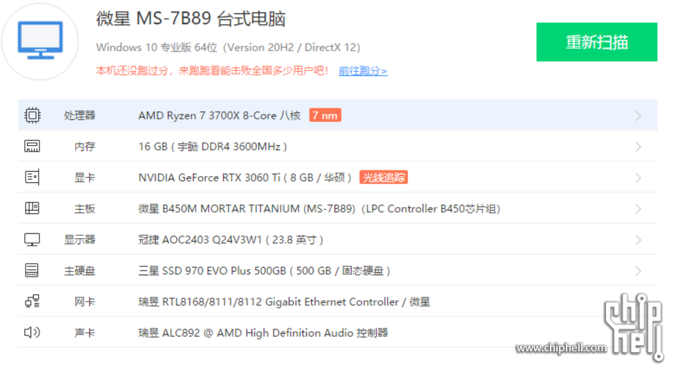 nv的能耗,性能比神卡3060ti-lhr 电脑讨论 chiphell 分享与交流