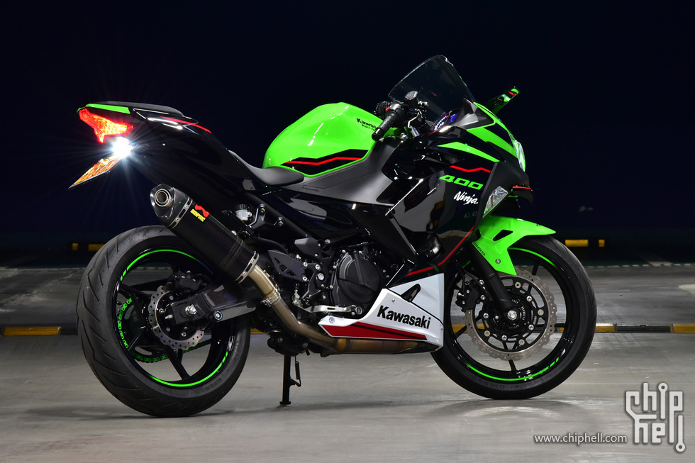 kawasaki2022ninja400krt绿色小恶魔提车分享