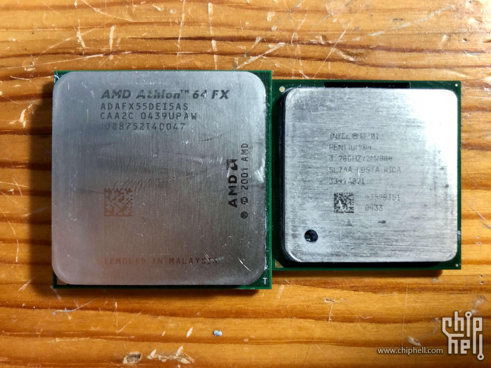 amd athlon 64 fx-55&amp;intel pentium 4 extreme edition 3.