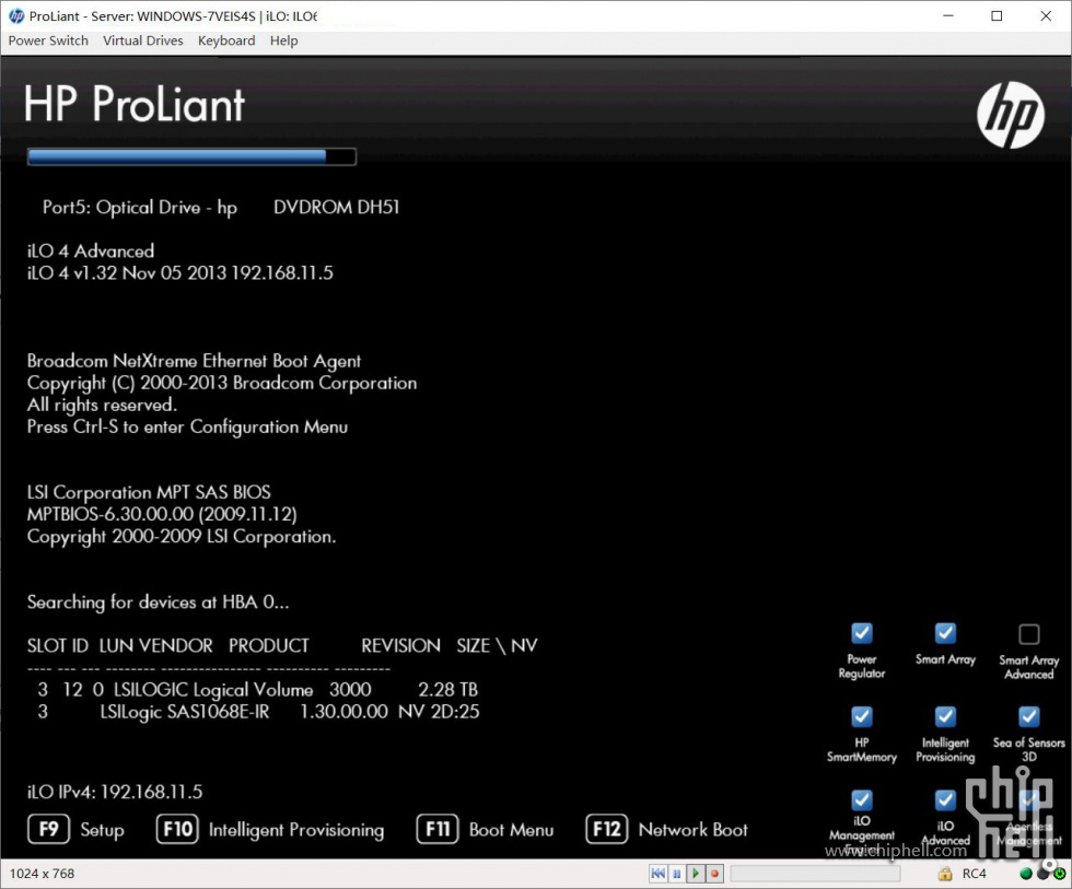 捕获HP ProLiant ML310e Gen8 v2 POST-Message (2).JPG