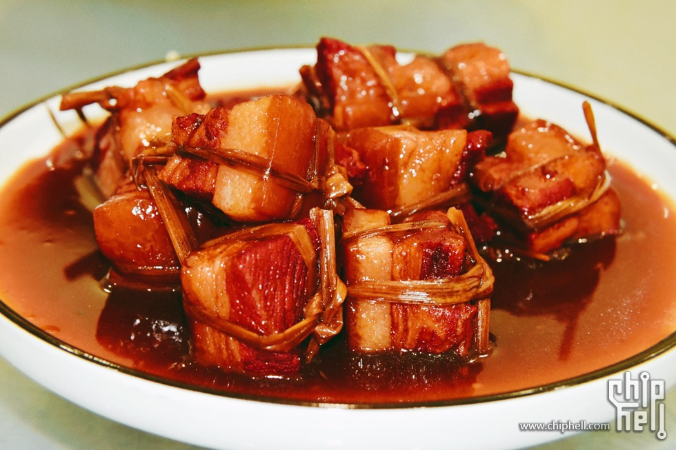 稻草扎红烧肉