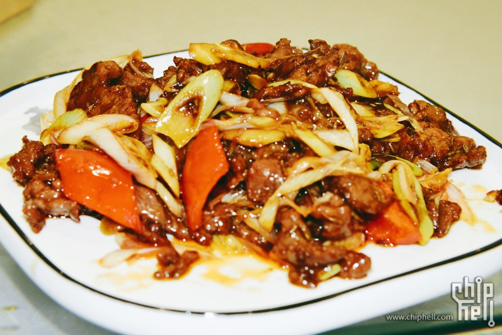 葱爆孜然牛肉