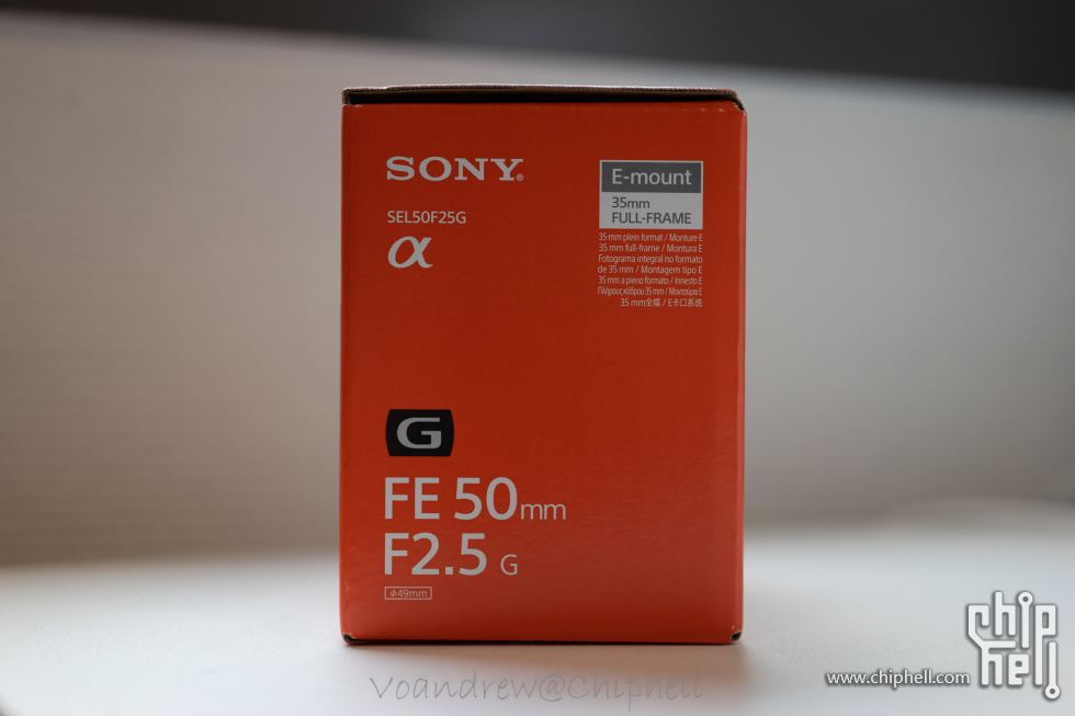 新入了一个冷门头Sony FE50mm F2.5 G - 原创分享(新) - Chiphell