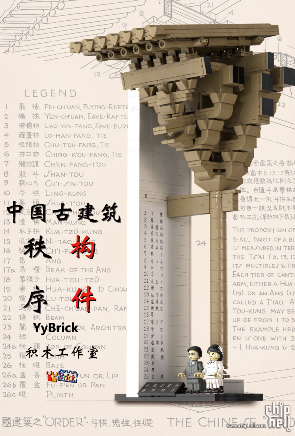 乐高不涉及的领域让我来——中国古建筑系列01-构件秩序- 原创分享(新 