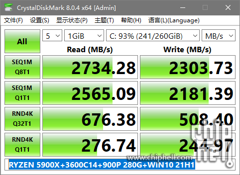 RYZEN 5900X 3600C14 900P 280G WIN10 21H1.png