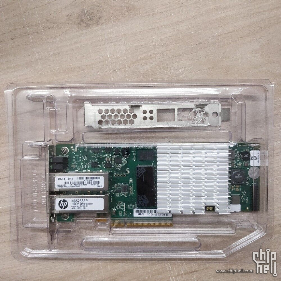 HP NC523SFP 10Gb 2-port Ethernet Server Adapter 593717-B21.jpg