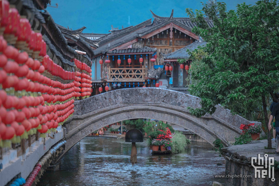 丽江古镇的某处