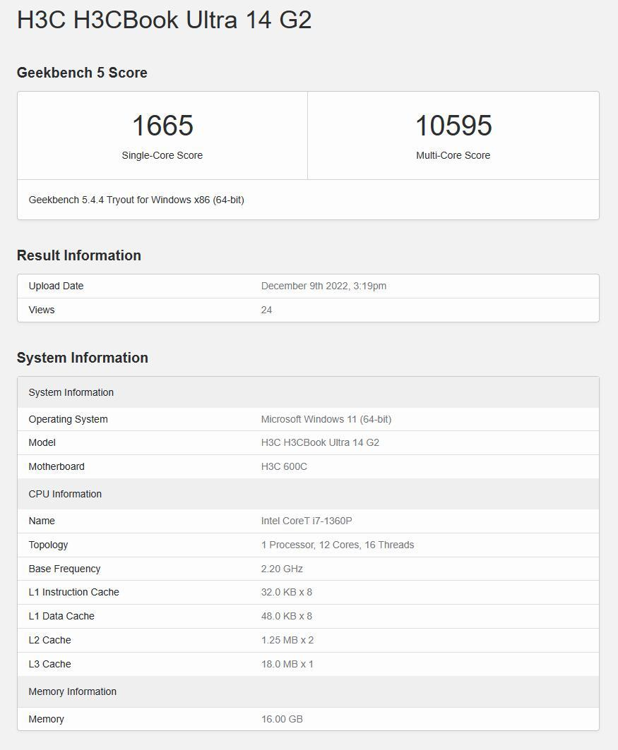 英特尔移动端处理器i7-1360P现身Geekbench，核显频率比i7-1260P稍高-2.jpg