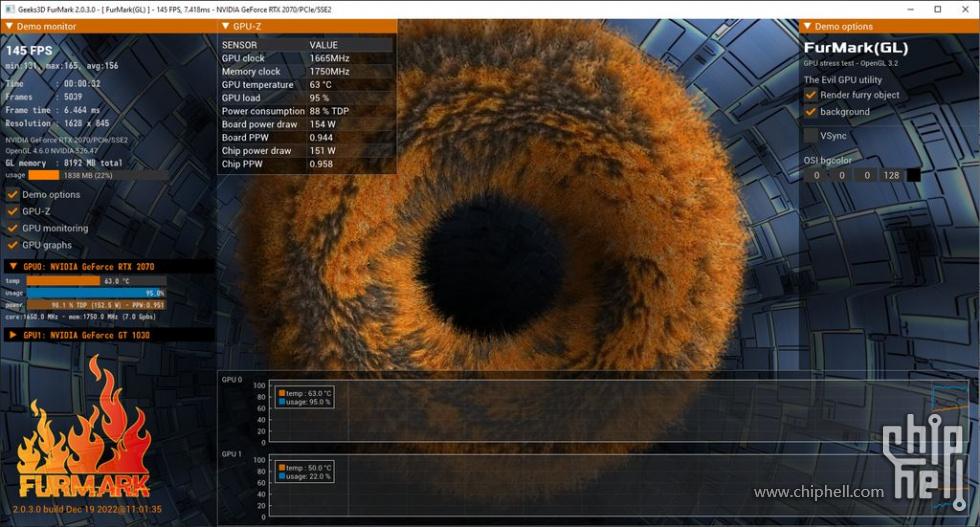 Geeks3D FurMark 1.35 download the new version for windows