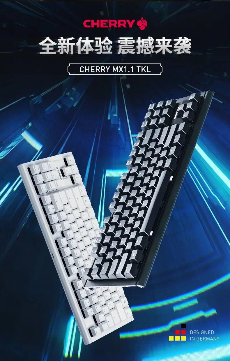 CHERRY 推出 MX1.1 TKL 键盘：悬浮式设计，329 元-1.jpg