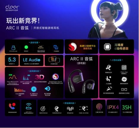 Cleer ARC II 音弧开放式智能音乐耳机发布：音乐  运动  游戏三大版本，首发价 1299 元起-13.jpg