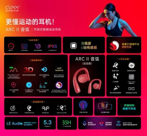 Cleer ARC II 音弧开放式智能音乐耳机发布：音乐  运动  游戏三大版本，首发价 1299 元起-10.jpg