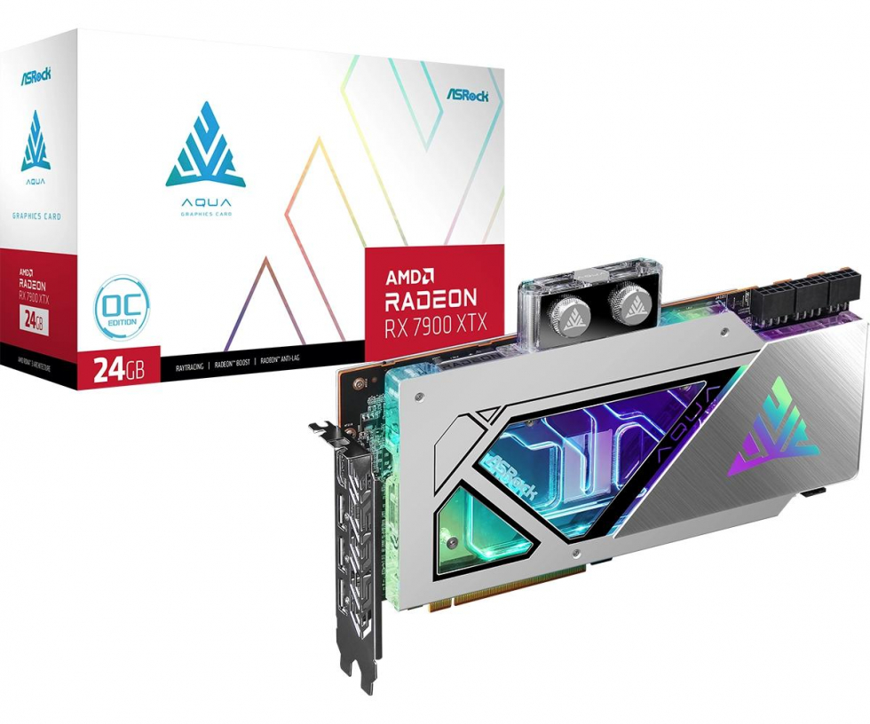 华擎 RX 7900 XTX AQUA 水冷显卡上架，12999 元-1.jpg