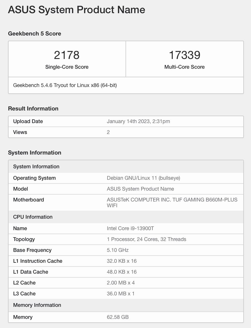 英特尔 i9-13900T 处理器跑分曝光：35W 基础功耗的 24 核 CPU-1.jpg