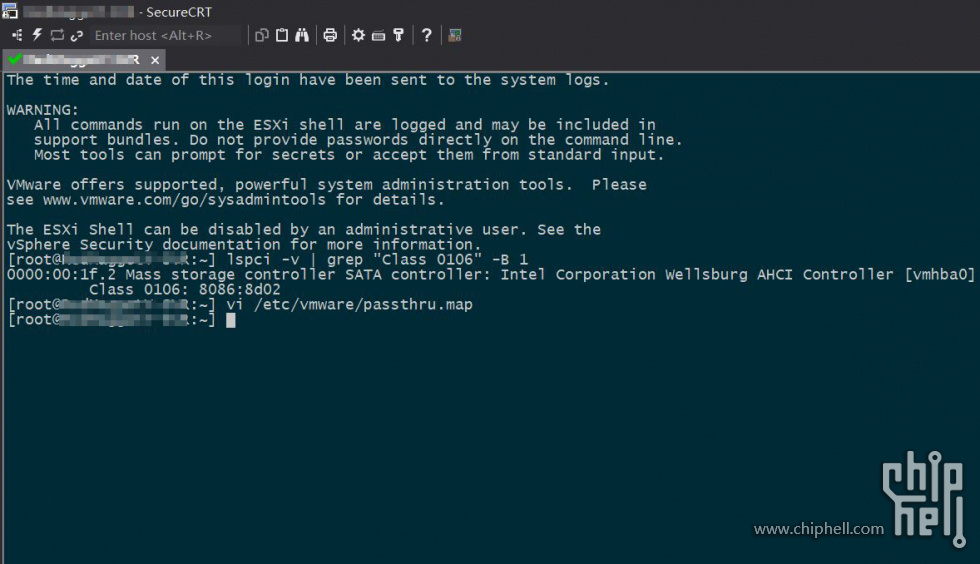 捕获ESXi6.7直通板载SATA控制器.JPG