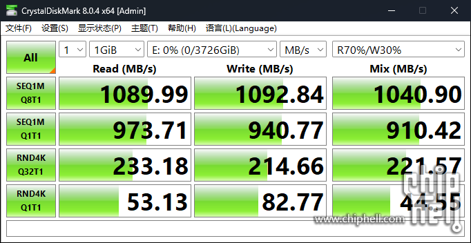 CrystalDiskMark_20230731101936【S790 撕掉石墨烯散热贴 换新导热垫 主控双层导热垫 .png