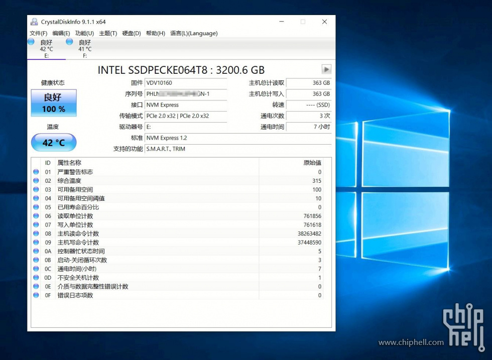 捕获英特尔 Intel DC P4618 6.4TB PCIe NVMe 数据中心级SSD固态硬盘 - Windows 直通 -.jpg
