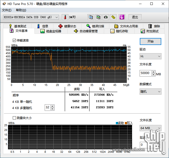 231031-KIOXIA-TC10-960G-缓外速度测试.png