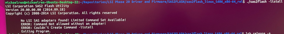 sas2flash @Z490+Ubuntu22.04