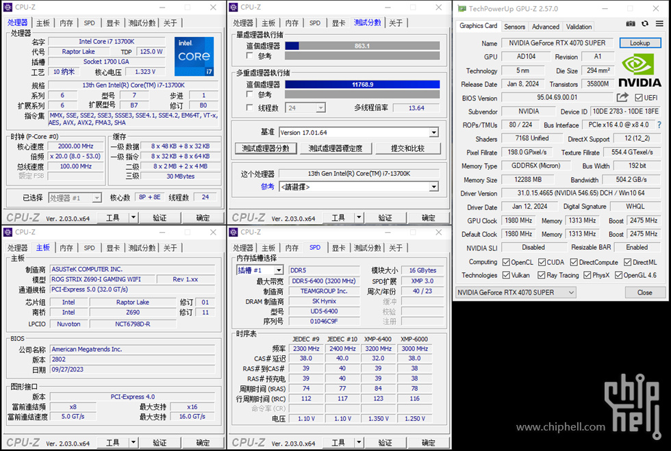 CPU-Z % GPU-Z