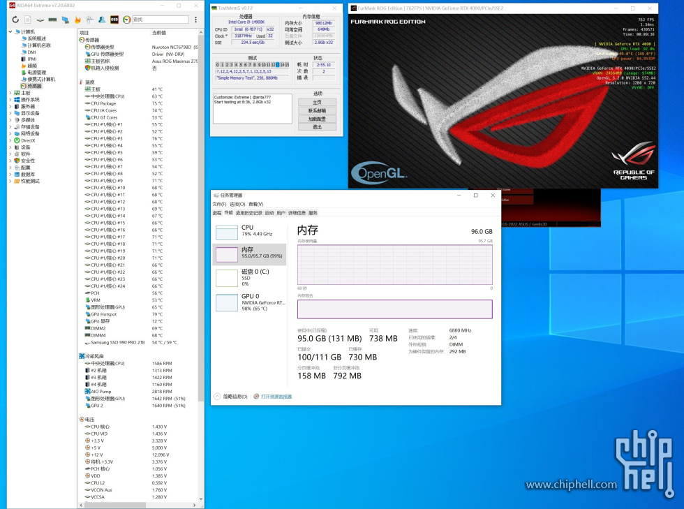 芝奇96G-6800XMP