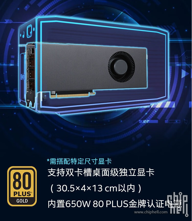 Intel NUC11 猛兽峡谷Beast Canyon - 外观图- 显卡尺寸.PNG