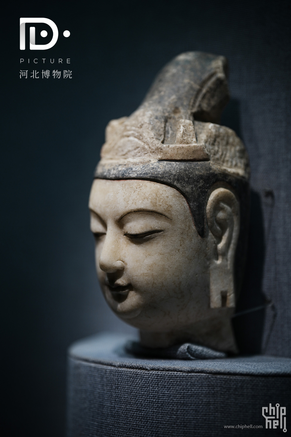 邺城遗址北吴庄佛教北齐佛头 (17).JPG