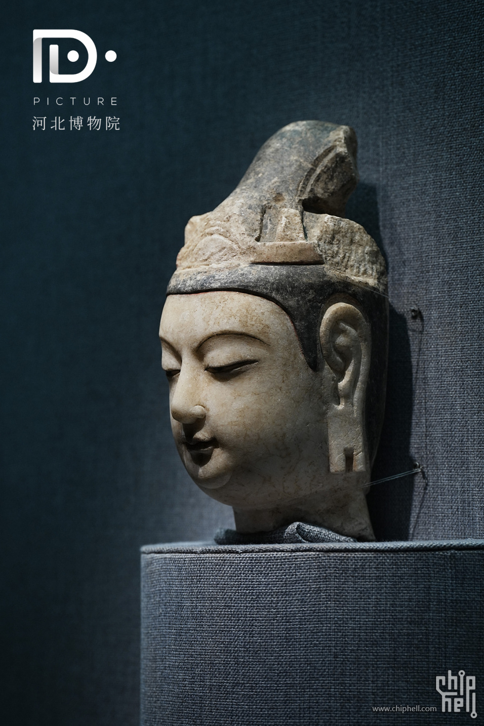 邺城遗址北吴庄佛教北齐佛头 (2).JPG