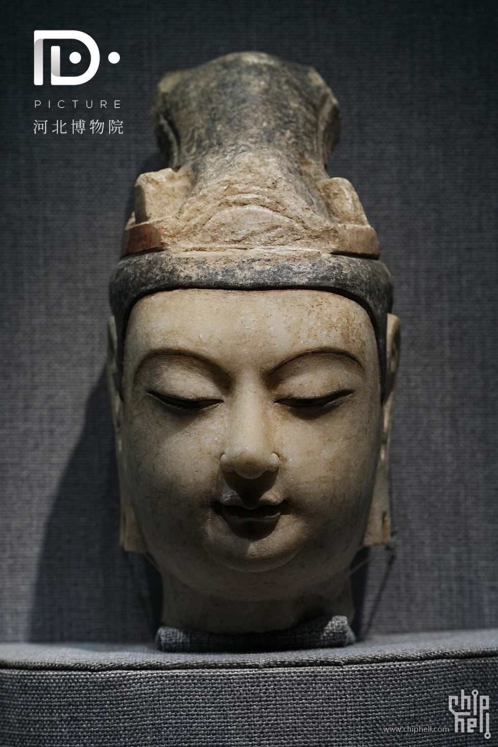 邺城遗址北吴庄佛教北齐佛头 (9).JPG