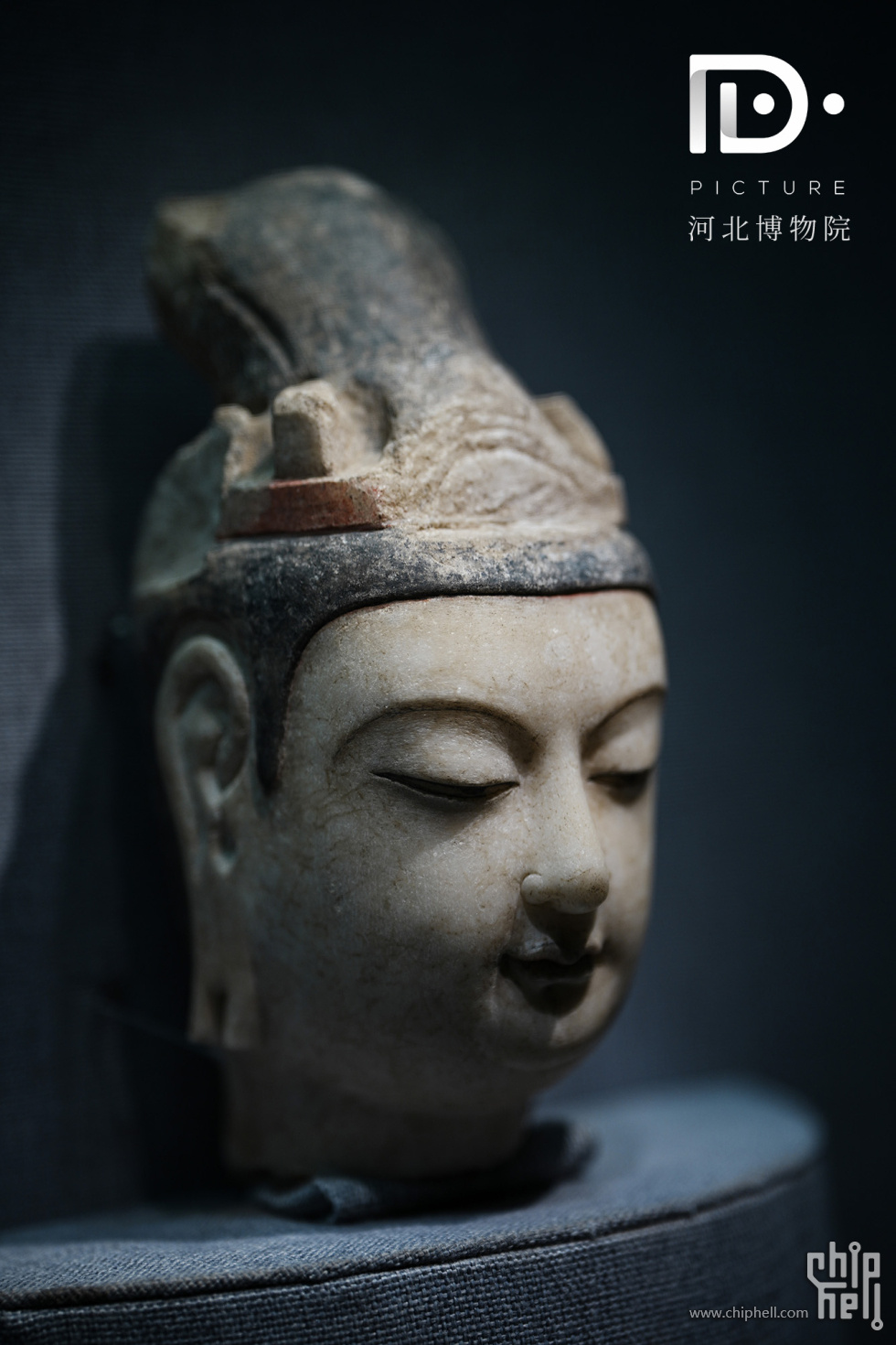 邺城遗址北吴庄佛教北齐佛头 (16).JPG
